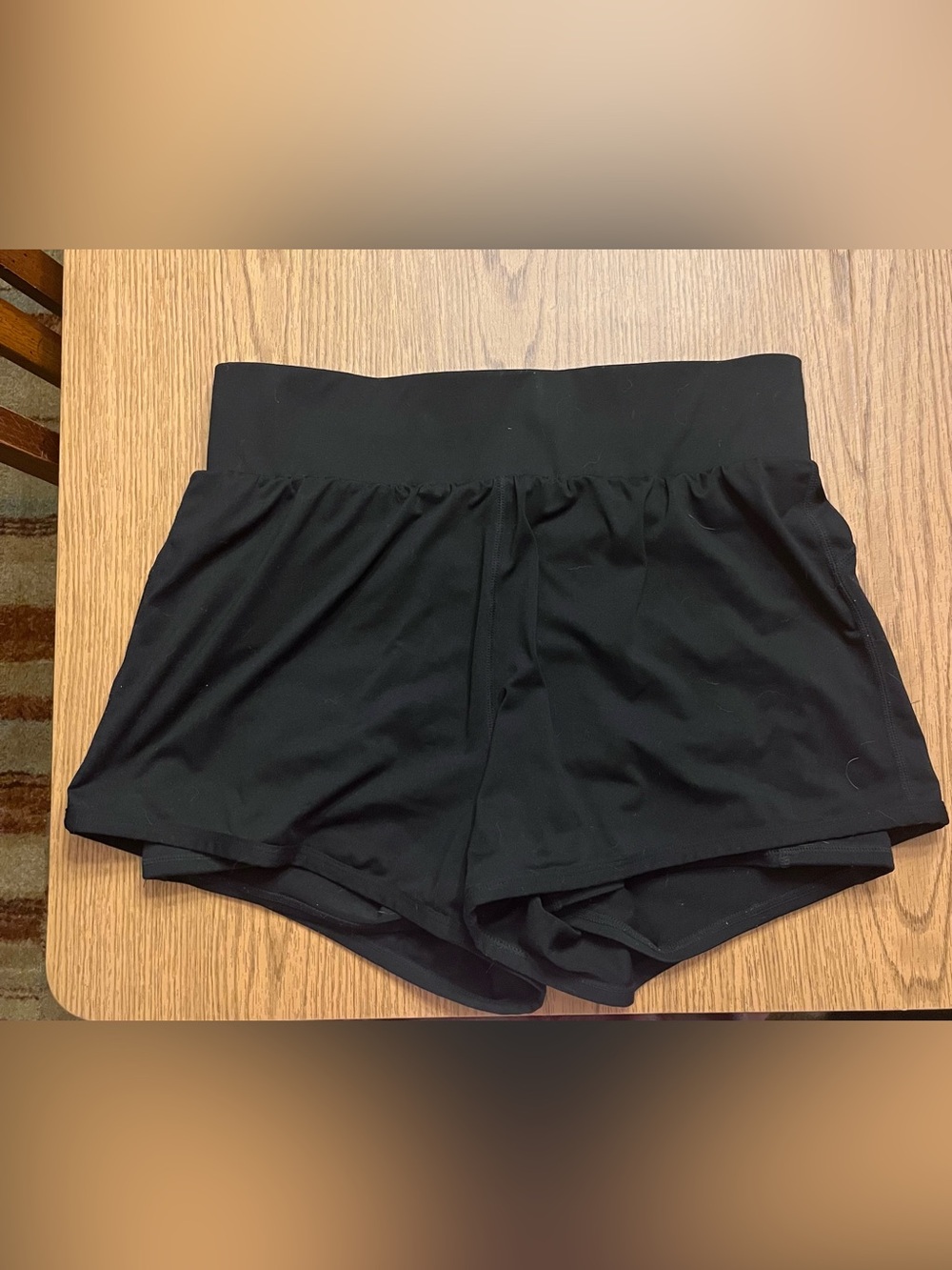 Fabletics Black High-Rise Athletic Shorts